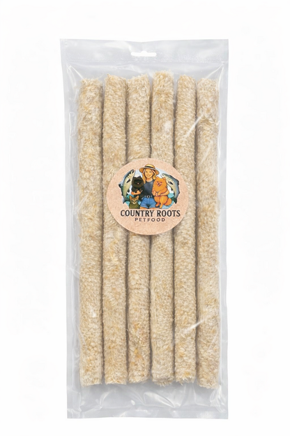 Country Roots Redfish Skin Rolls 5 stuks | 100% Natuurlijke Vis Kauwsnack voor Honden