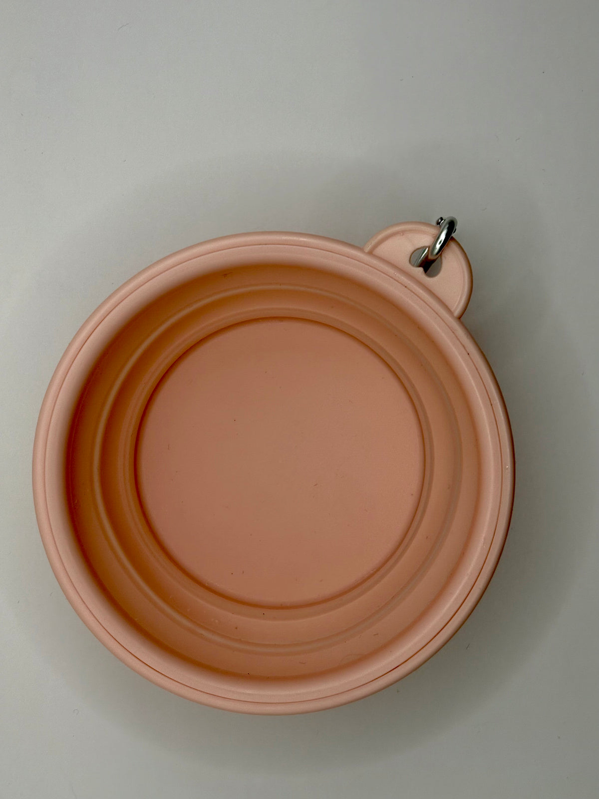 Collapsible Silicone Dog Bowl Pink 650 ml