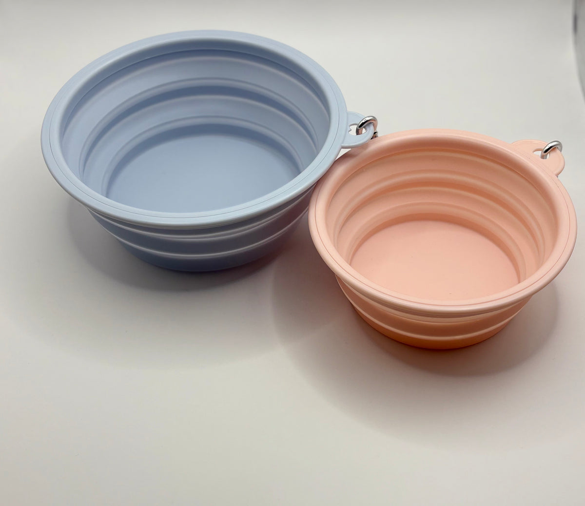 Collapsible Silicone Dog Bowl Pink 650 ml