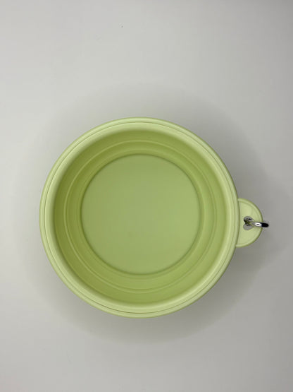 Collapsible Silicone Dog Bowl Mint Green 350 ml