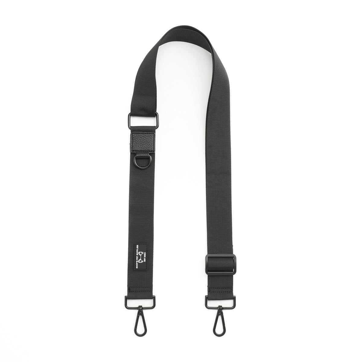 DogmomTas – Zwart met schouderband Zwart