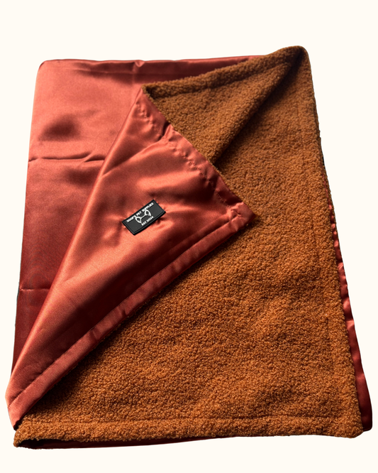 Luxuriöser Hundeteppich Pumpkin – Velours & Fleece – 78 x 100 cm