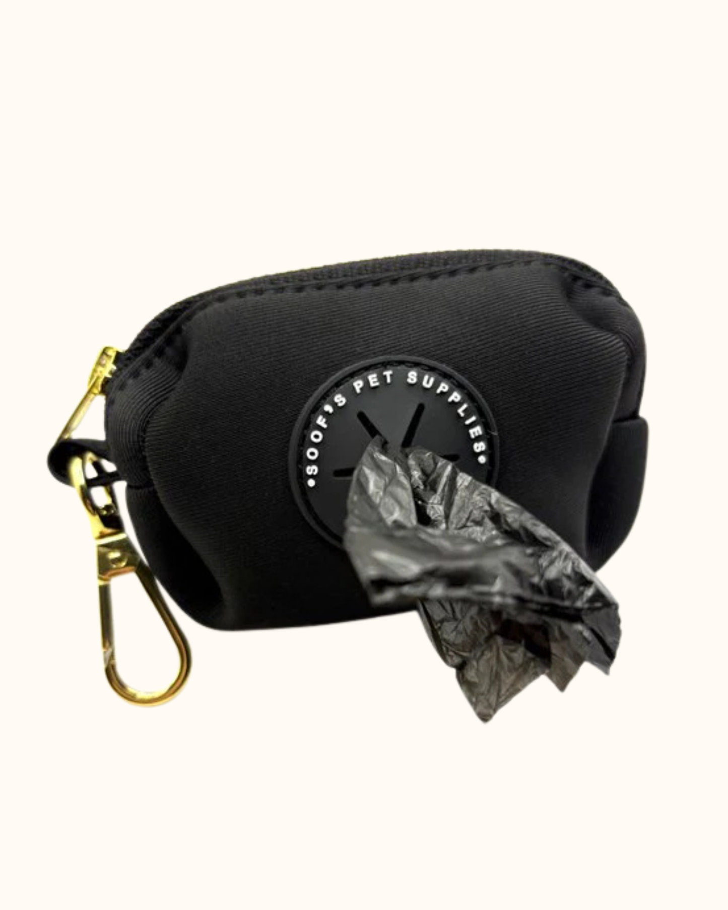 Taschenhalter aus Samt - Smaragdblau