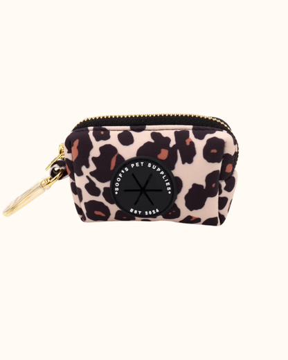 Taschenhalter aus Samt - Smaragdblau