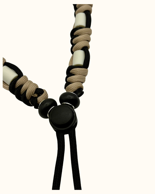 Natuurlijke tekenband Paracord Beige