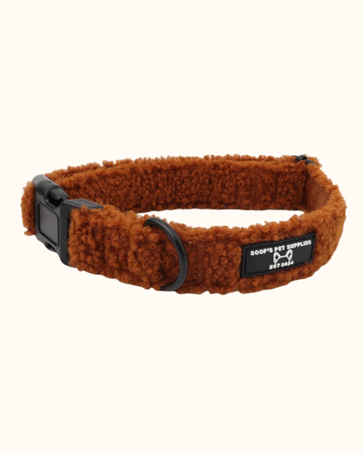 Hondenhalsband TeddyWalks Cognac