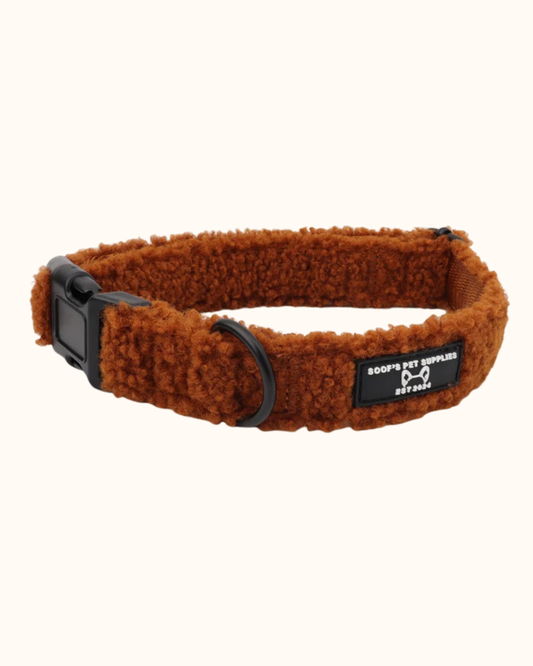 Hondenhalsband TeddyWalks Cognac