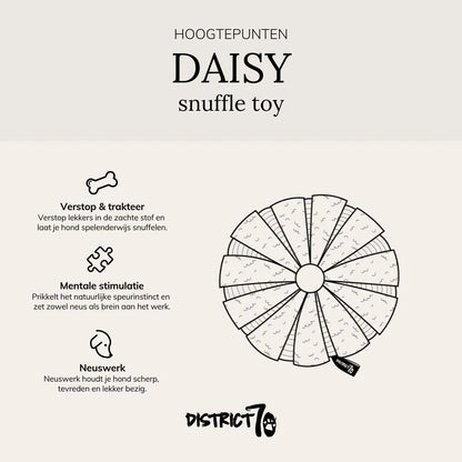 District 70 Snuffelring Daisy Merengue  – Speels, slim en stijlvol